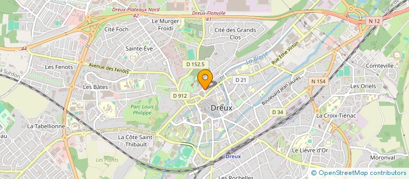 localisation de l'entreprise MADAME NADJAT BENOUMER à DREUX