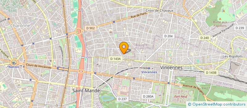 localisation de l'entreprise MADAME NADJAT BOUTALEB à MONTREUIL