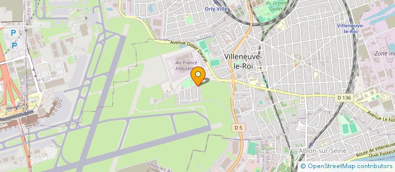 localisation de l'entreprise MADAME NADJAT HADJ-ALI  VILLENEUVE-LE-ROI