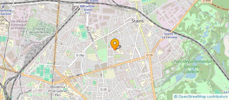 localisation de l'entreprise MADAME NADJAT KAMELI à STAINS