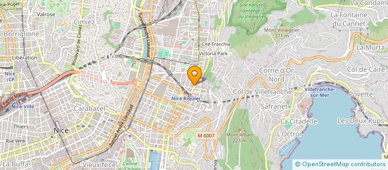 localisation de l'entreprise MADAME NADJAT NAS à NICE