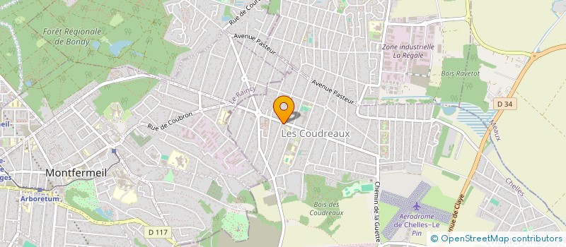 localisation de l'entreprise MADAME NADJAT TAHIR  CHELLES