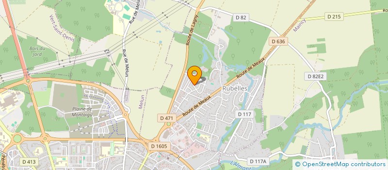 localisation de l'entreprise MADAME NADJATT FAROUK  RUBELLES