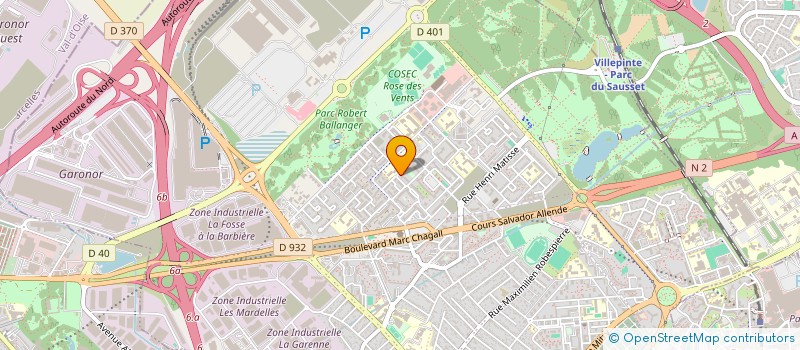 localisation de l'entreprise MADAME NADJED ZAGHDOUD à AULNAY-SOUS-BOIS