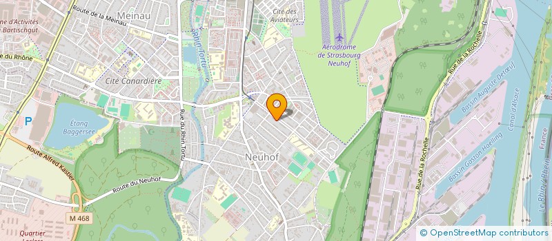 localisation de l'entreprise MADAME NADJET KHALDI  STRASBOURG