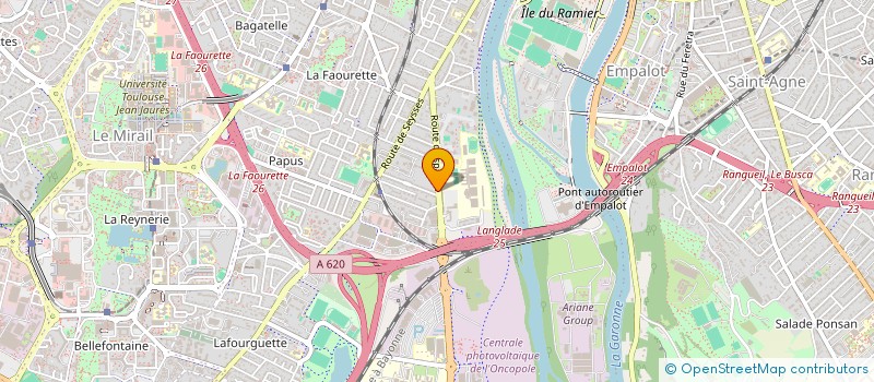 localisation de l'entreprise MADAME NADJET MAHFOUD  TOULOUSE