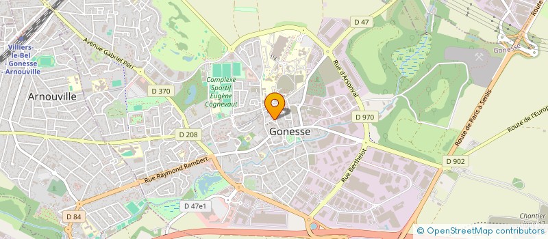 localisation de l'entreprise MADAME NADJET SI MEHAND à GONESSE