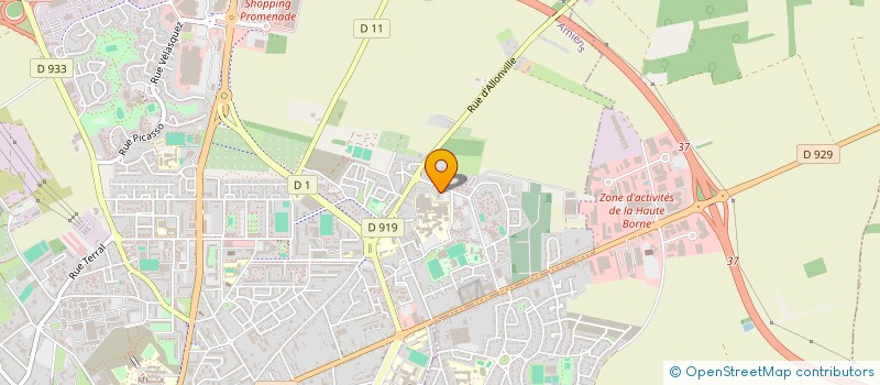 localisation de l'entreprise MADAME NADJETTE MERICHE à AMIENS
