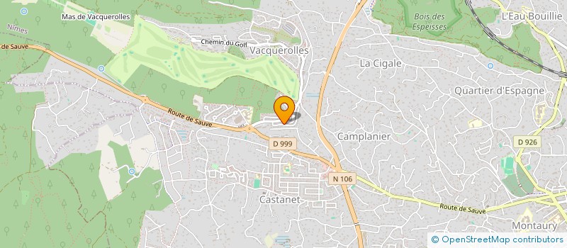 localisation de l'entreprise MADAME NADJIA ABID  NIMES