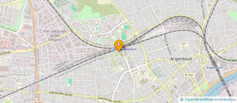 localisation de l'entreprise MADAME NADJIA BELOUALI  BEZONS