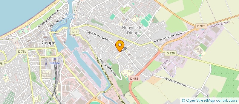 localisation de l'entreprise MADAME NADJIA SOUFI à DIEPPE