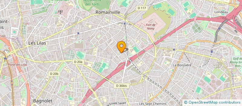 localisation de l'entreprise MADAME NADJIA TOUILEB à ROMAINVILLE
