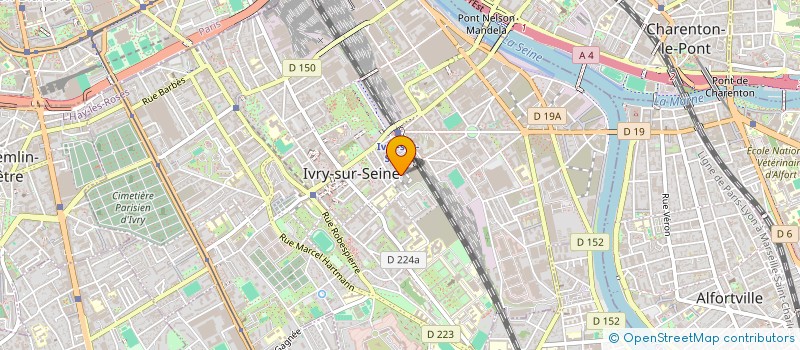 localisation de l'entreprise MADAME NADJILLA LARABI  PARIS