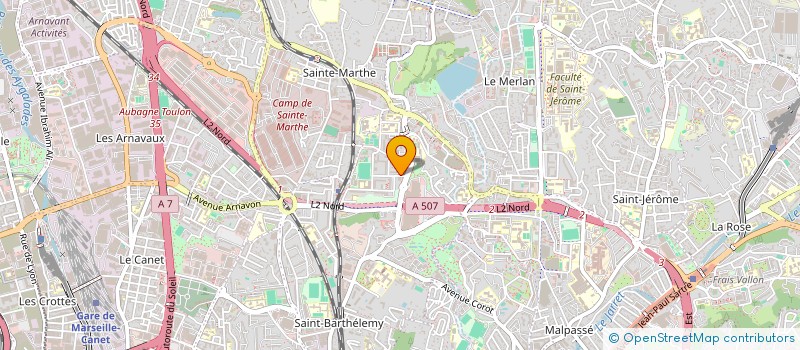 localisation de l'entreprise MADAME NADJIMA MMADI à MARSEILLE