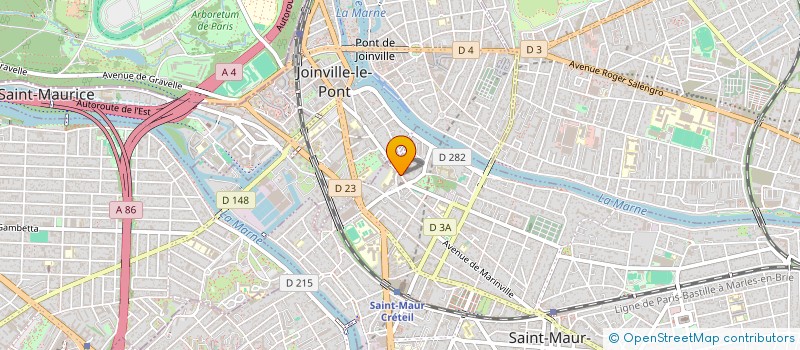 localisation de l'entreprise MADAME NADJLA AIDAL à ST MAUR DES FOSSES