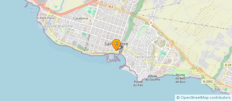 localisation de l'entreprise MADAME NADJMA BOBATE à SAINT-PIERRE