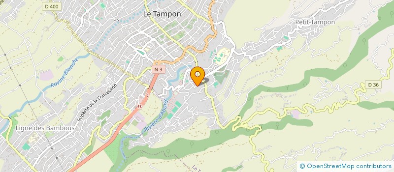 localisation de l'entreprise MADAME NADJMAH BEEHARRY  LE TAMPON