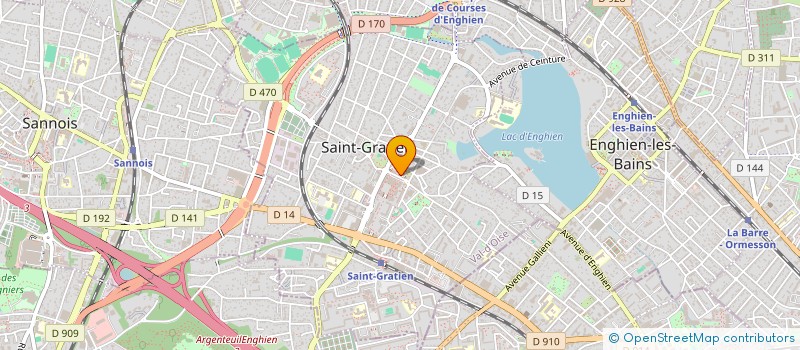 localisation de l'entreprise MADAME NADJWA OUENDADJI  SAINT-GRATIEN