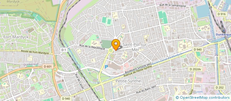 localisation de l'entreprise MADAME NADRA LADRAA à DUNKERQUE