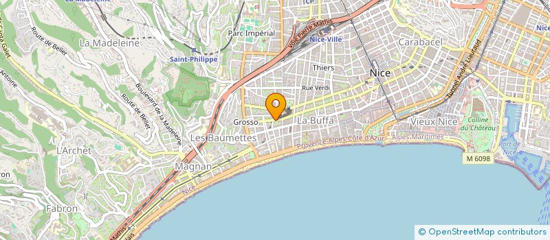 localisation de l'entreprise MADAME NADRA MLIK  NICE