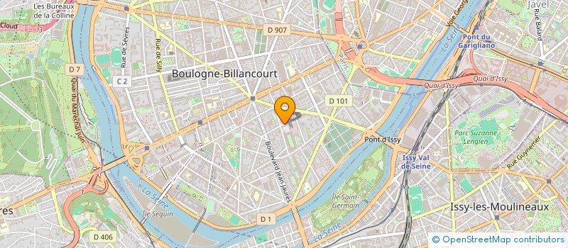 localisation de l'entreprise MADAME NADYA BERTAUX à BOULOGNE-BILLANCOURT