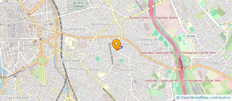 localisation de l'entreprise MADAME NADYA BERTRAND à TOULOUSE