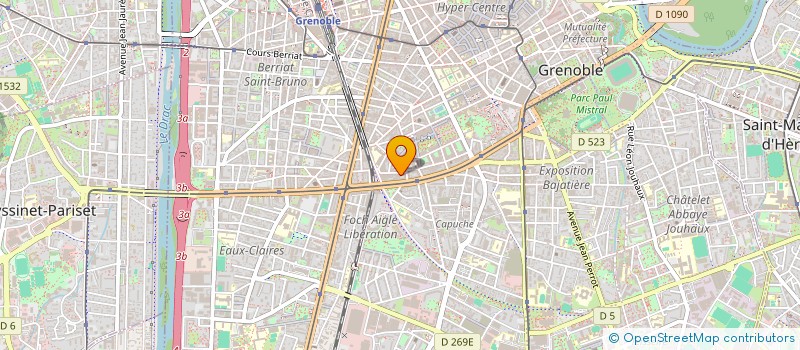 localisation de l'entreprise MADAME NADYA KENGNE KENGNE  GRENOBLE