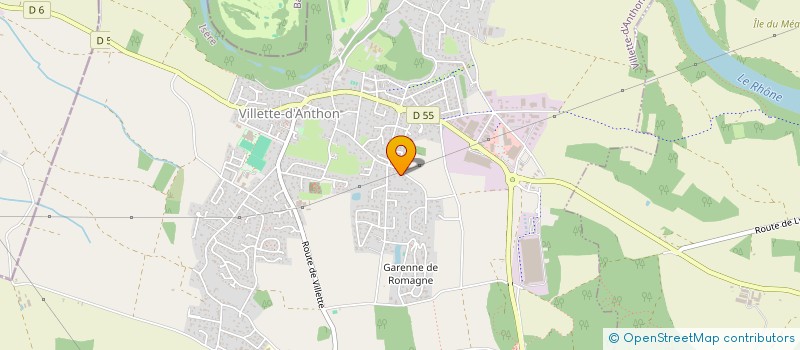 localisation de l'entreprise MADAME NADYA MECHERI  VILLETTE-D'ANTHON