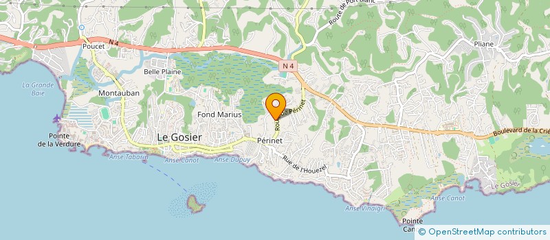 localisation de l'entreprise MADAME NADYA PAMPUS à LE GOSIER
