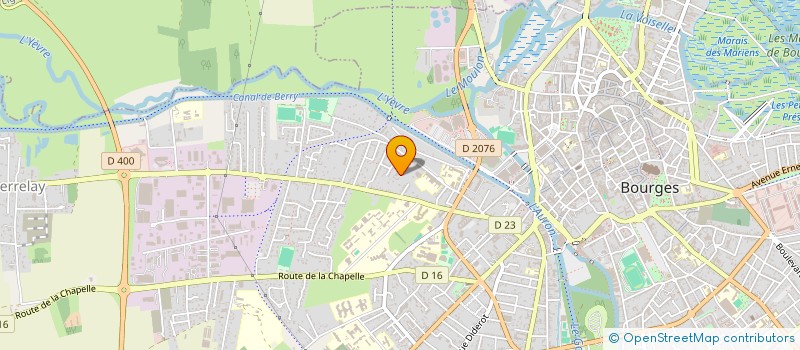 localisation de l'entreprise MADAME NADZEYA RAMASHKA  BOURGES