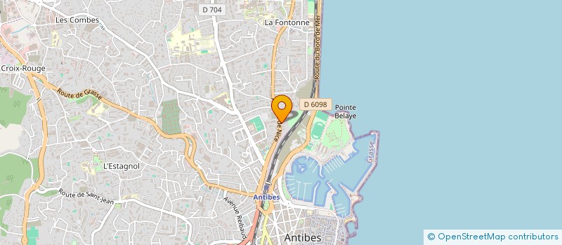 localisation de l'entreprise MADAME NAEIMEH BAGHER ABADI  ANTIBES