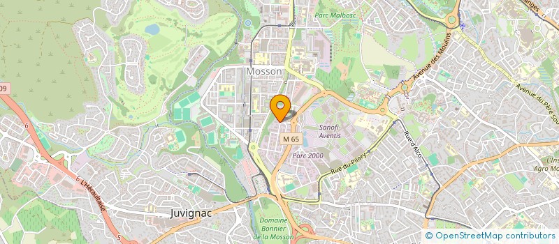 localisation de l'entreprise MADAME NAEL TOUHAMI à MONTPELLIER