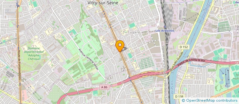 localisation de l'entreprise MADAME NAELLE LABINA à VITRY-SUR-SEINE