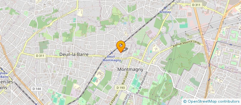 localisation de l'entreprise MADAME NAELLE NDZIO  DEUIL-LA-BARRE