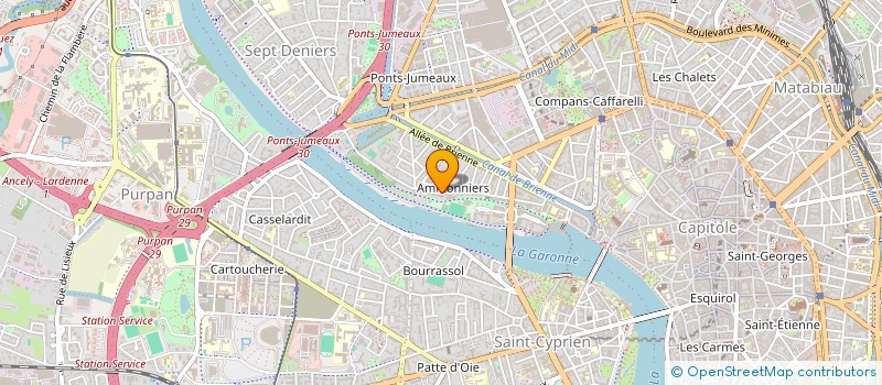 localisation de l'entreprise MADAME NAELLE ROCHE  TOULOUSE