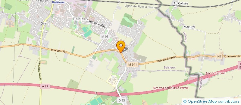 localisation de l'entreprise MADAME NAELLE TRIPLET  BAISIEUX