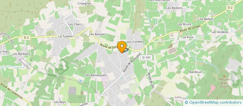 localisation de l'entreprise MADAME NAEMI VOGEL  SAINT-SATURNIN-LES-APT