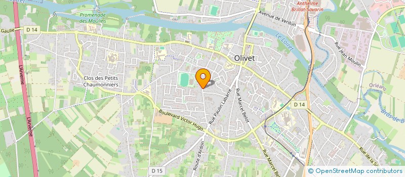 localisation de l'entreprise MADAME NAEMIE VILLETTE à OLIVET