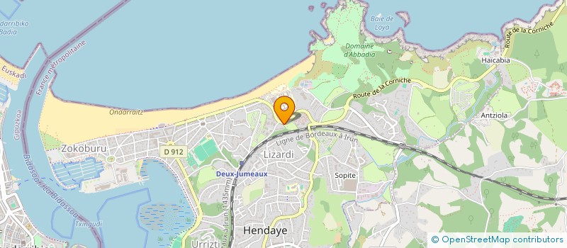 localisation de l'entreprise MADAME NAEVA GARCIA  HENDAYE