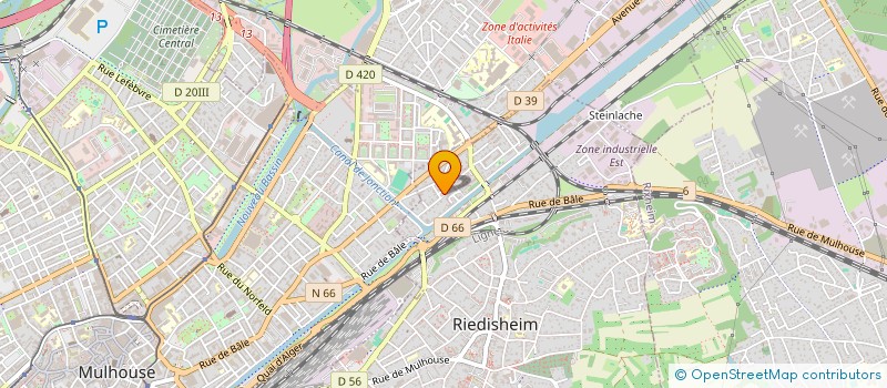 localisation de l'entreprise MADAME NAFFISA BARAKA  RIEDISHEIM