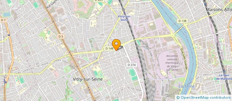 localisation de l'entreprise MADAME NAFI DIOP  VITRY-SUR-SEINE