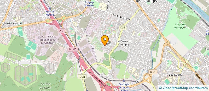 localisation de l'entreprise MADAME NAFICAH HOTESSE JOACHIM  RIS-ORANGIS