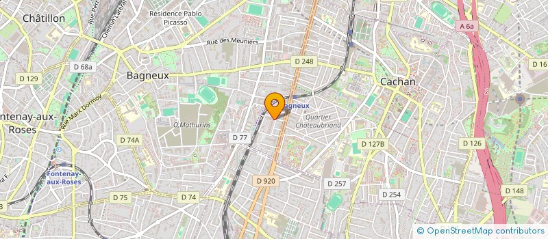 localisation de l'entreprise MADAME NAFISEH HASHEMIOLIA à BAGNEUX