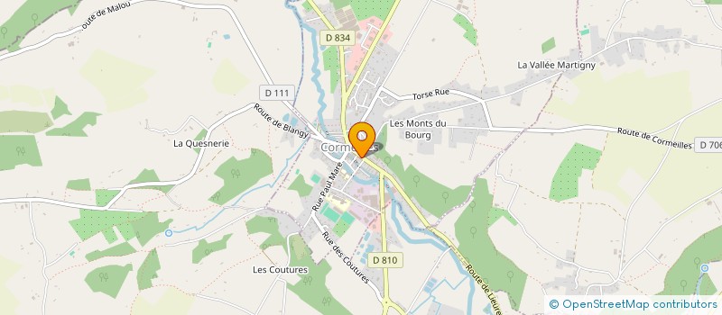 localisation de l'entreprise MADAME NAFISSA BEDDOUCHE  CORMEILLES