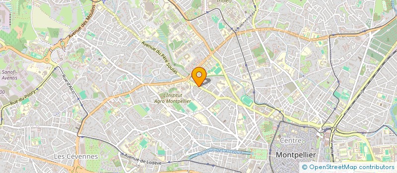 localisation de l'entreprise MADAME NAFISSA BENBOUZID à MONTPELLIER