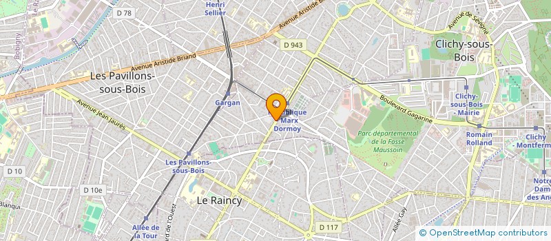 localisation de l'entreprise MADAME NAFISSA DENNAI  LIVRY-GARGAN