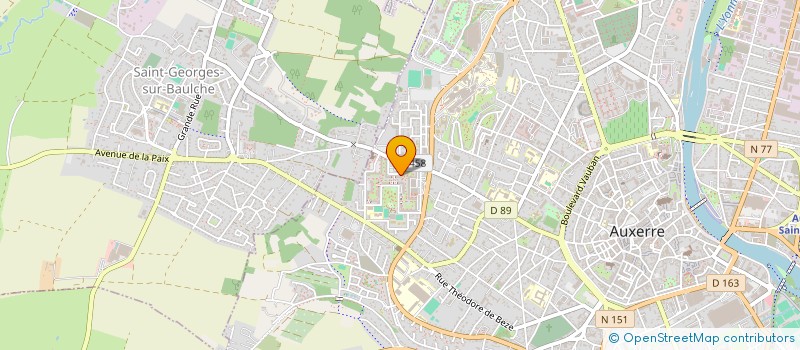 localisation de l'entreprise MADAME NAFISSA DUGUE à AUXERRE