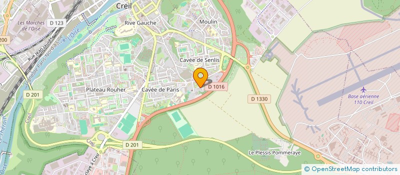 localisation de l'entreprise MADAME NAFISSA OUSSALA à CREIL