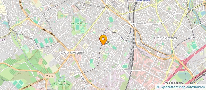 localisation de l'entreprise MADAME NAFISSA TOUATI à MONTPELLIER