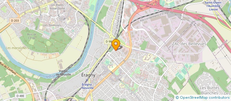 localisation de l'entreprise MADAME NAFISSA ZEBBOUDJI à ERAGNY
